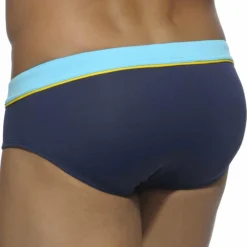 Addicted Maillots De Bain Push Up|Slips De Bain-Slip de Bain Sport Detail Binding Marine