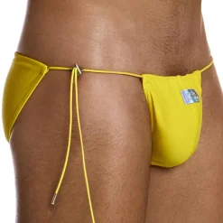 Modus Vivendi Slips De Bain-Slip de Bain Tanga Chameleon Citron