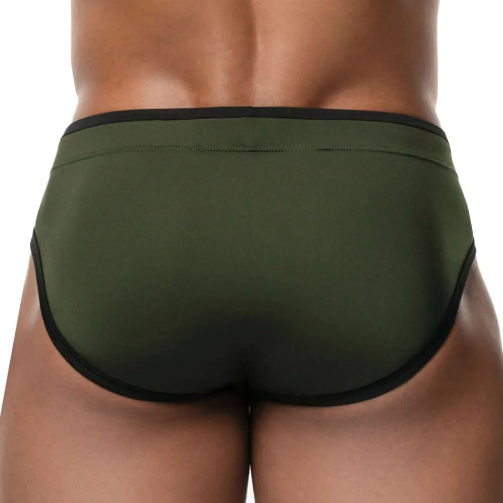 Pump! Slips De Bain-Slip de Bain Tropic Water Kaki