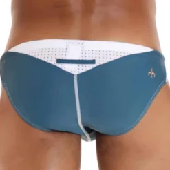 Marcuse Slips De Bain-Slip de Bain Umbra Bleu - Blanc