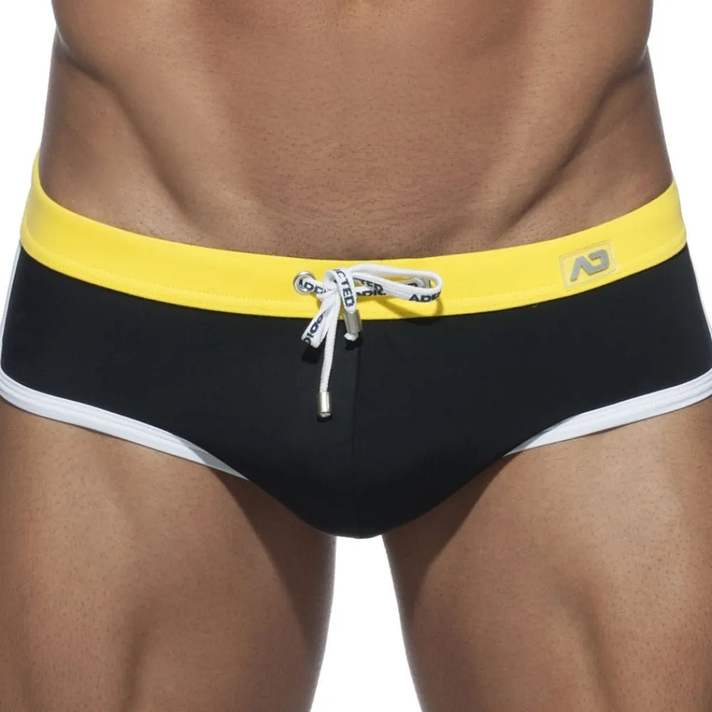 Addicted Maillots De Bain Push Up|Slips De Bain-Slip de Bain Uni Noir