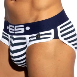 ES Collection Slips-Slip Double Side Coton Marinière