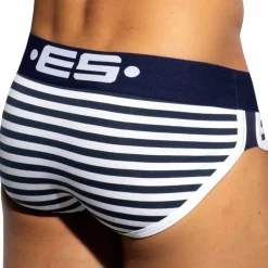 ES Collection Slips-Slip Double Side Coton Marinière