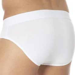 Doreanse Slips Sexy-Slip Elegant Zip Blanc