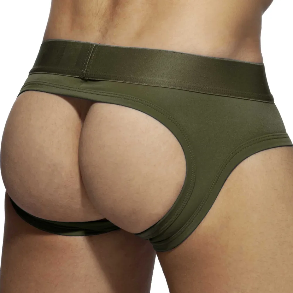 AD Fetish Slips Sexy-Slip Empty Bottom Fetish Kaki