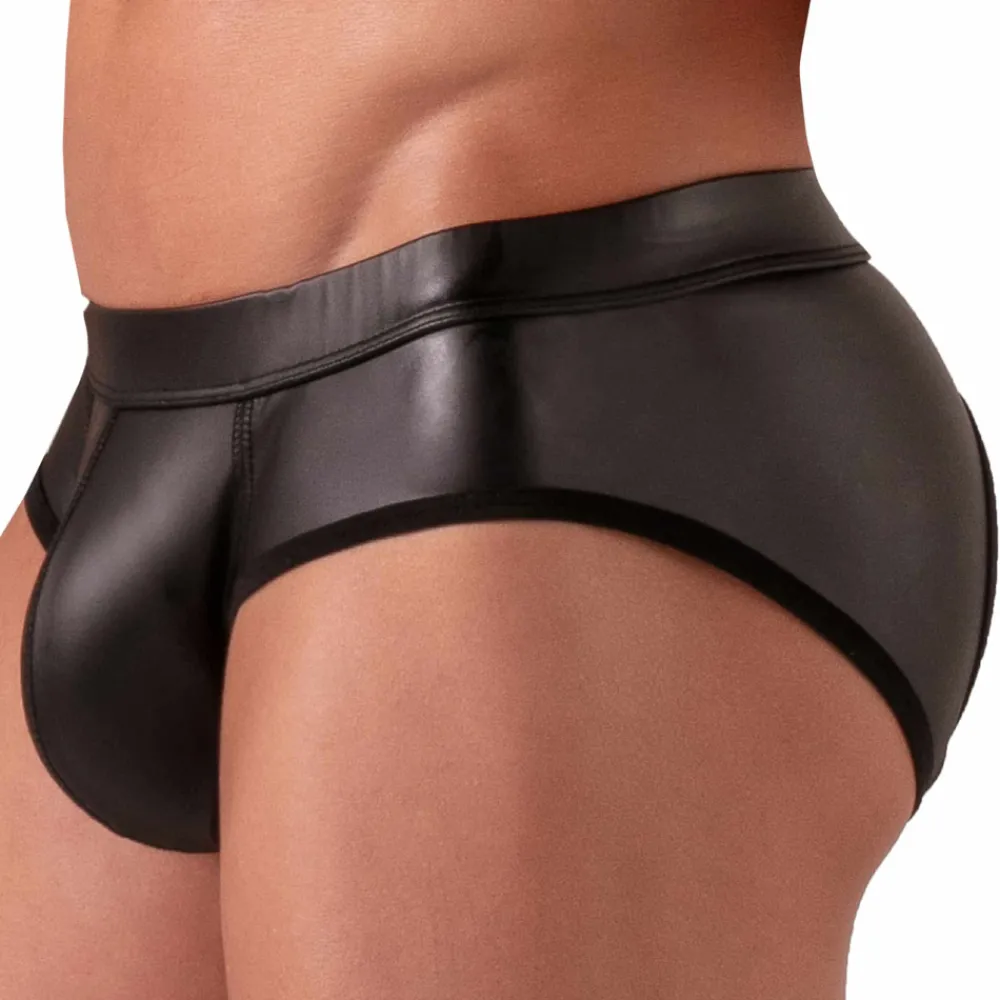 Absolu Male Slips Sexy-Slip Empty Bottom Master Noir