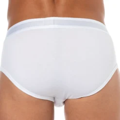 Emporio Armani Slips-Slip Essential Coton Blanc