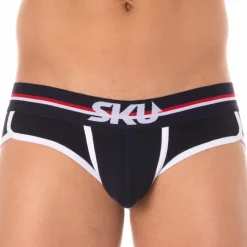 SKU Slips-Slip First Coton Bleu Marine