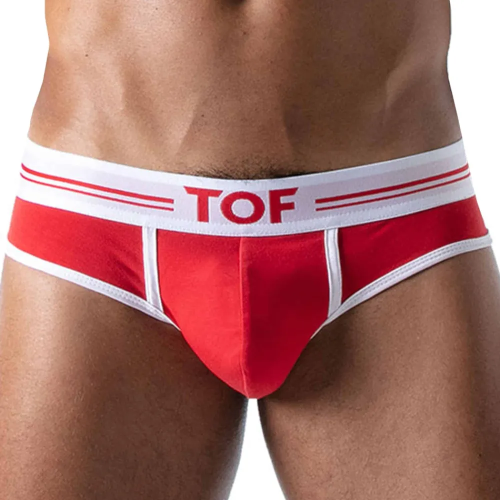 TOF Paris Slips-Slip French Coton Rouge