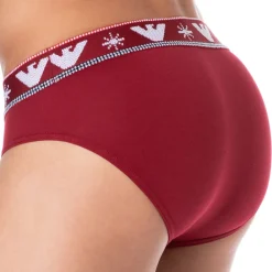 Emporio Armani Slips-Slip Holidays Jacquard Rouge
