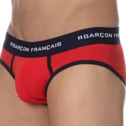 Garçon Français Slips-Slip Le Tombeur Rouge