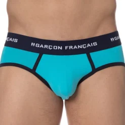 Garçon Français Slips-Slip Le Tombeur Turquoise