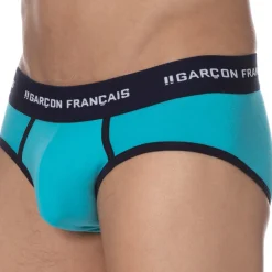 Garçon Français Slips-Slip Le Tombeur Turquoise