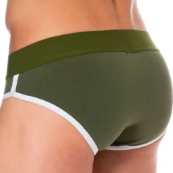 SKU Slips-Slip Logo Coton Kaki