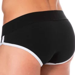 SKU Slips-Slip Logo Coton Noir