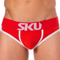 SKU Slips-Slip Logo Coton Rouge