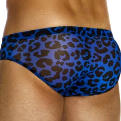 Modus Vivendi Slips Sexy-Slip Léopard Bleu