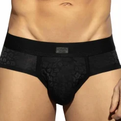 ES Collection Slips Sexy-Slip Léopard Noir