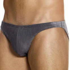 Modus Vivendi Mini Slips|Slips-Slip Low Cut Corduroy Gris
