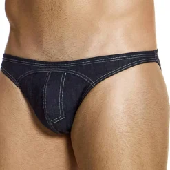 Modus Vivendi Mini Slips|Slips-Slip Low Cut Denim Bleu