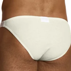 Modus Vivendi Mini Slips|Slips-Slip Low Cut en Lin Blanc Cassé