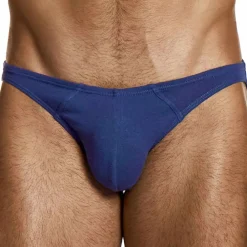 Modus Vivendi Mini Slips|Slips-Slip Low Cut en Lin Bleu Marine