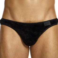 Modus Vivendi Mini Slips|Slips-Slip Low Cut Fourrure Noir