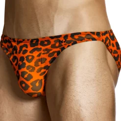 Modus Vivendi Slips Sexy-Slip Low Cut Léopard Orange