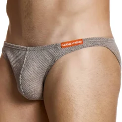 Modus Vivendi Slips Sexy-Slip Low Cut Micro Knit Marron