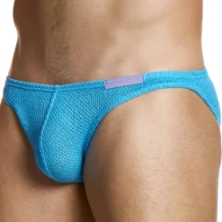 Modus Vivendi Slips Sexy-Slip Low Cut Micro Knit Turquoise