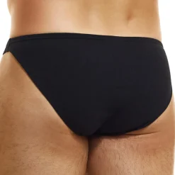 Modus Vivendi Mini Slips|Slips-Slip Low Cut Peace Coton Noir