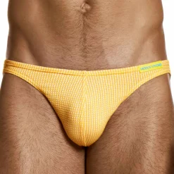 Modus Vivendi Mini Slips|Slips-Slip Low Cut Pied de Coq Jaune