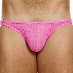 Modus Vivendi Slips Sexy-Slip Low Cut Striped Crochet Rose