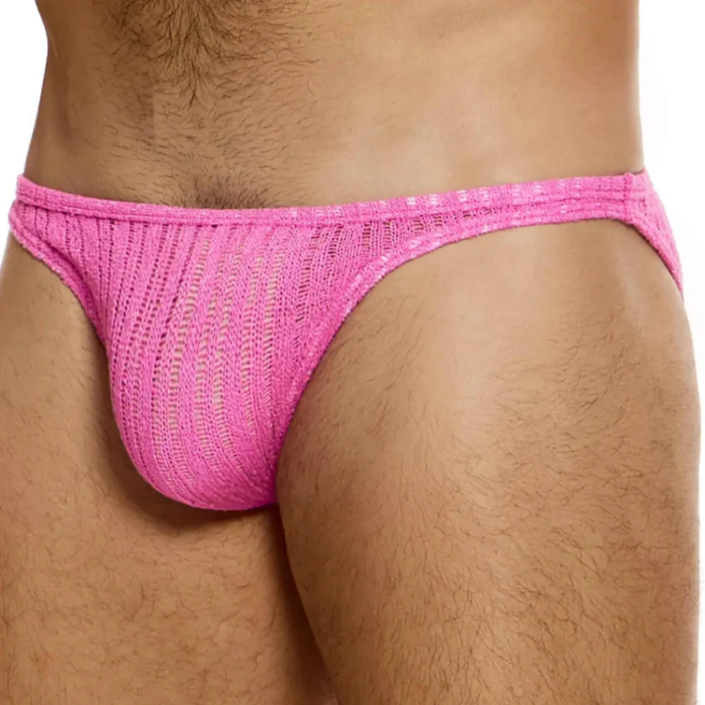 Modus Vivendi Slips Sexy-Slip Low Cut Striped Crochet Rose