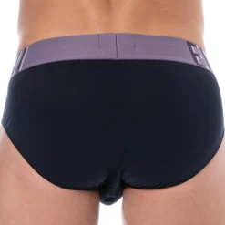 Emporio Armani Slips-Slip Megalogo Coton Marine