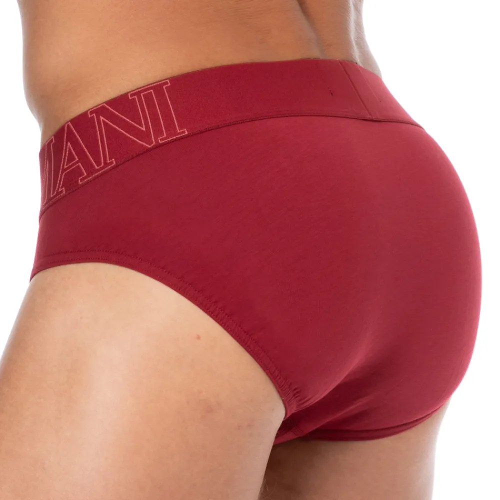 Emporio Armani Slips-Slip Megalogo Coton Rhubarbe