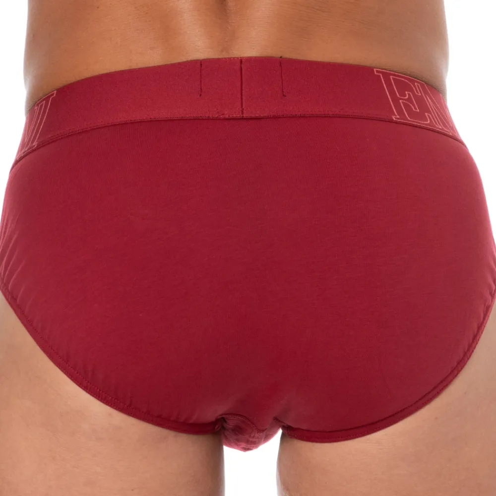 Emporio Armani Slips-Slip Megalogo Coton Rhubarbe