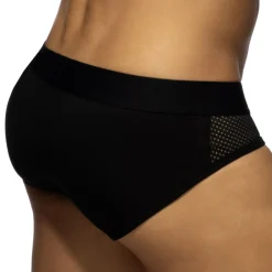 Addicted Slips-Slip Mesh Panels Noir