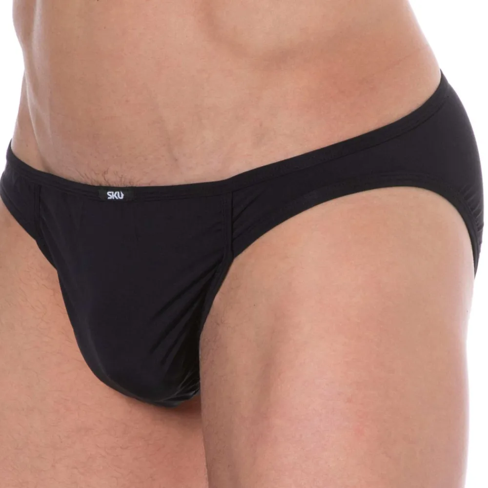 SKU Poche Ergonomique|Mini Slips-Slip Microfibre Noir