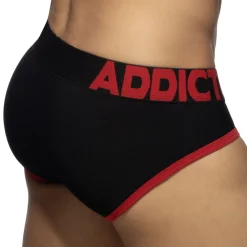 Addicted Slips-Slip Microfibre Piquée Noir