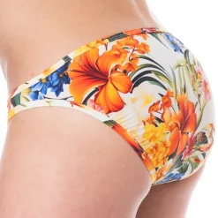 SKU Poche Ergonomique|Mini Slips-Slip Microfibre Tropical Summer Blanc