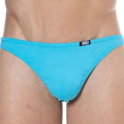 SKU Mini Slips|Slips-Slip Mini Coton Uni Turquoise