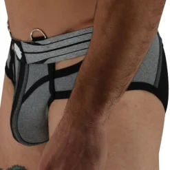 Breedwell Slips Sexy-Slip Mister Luxe Gris Chiné