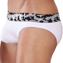 Marcuse Slips-Slip Mosaico Blanc