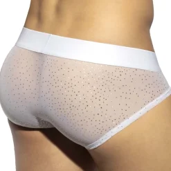ES Collection Slips Sexy-Slip Net Glitter Blanc