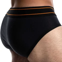 Pump! Slips-Slip Nightlight Noir - Orange