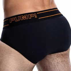 Pump! Slips-Slip Nightlight Noir - Orange