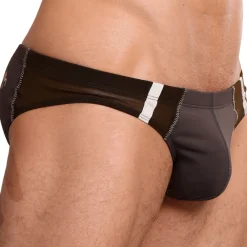 Marcuse Sous-Vêtements Sport|Mini Slips-Slip Oberon Moka