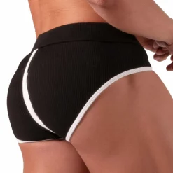 Absolu Male Slips Sexy-Slip Open Versatile Noir