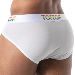 TOF Paris Slips-Slip Pride Joyful Blanc